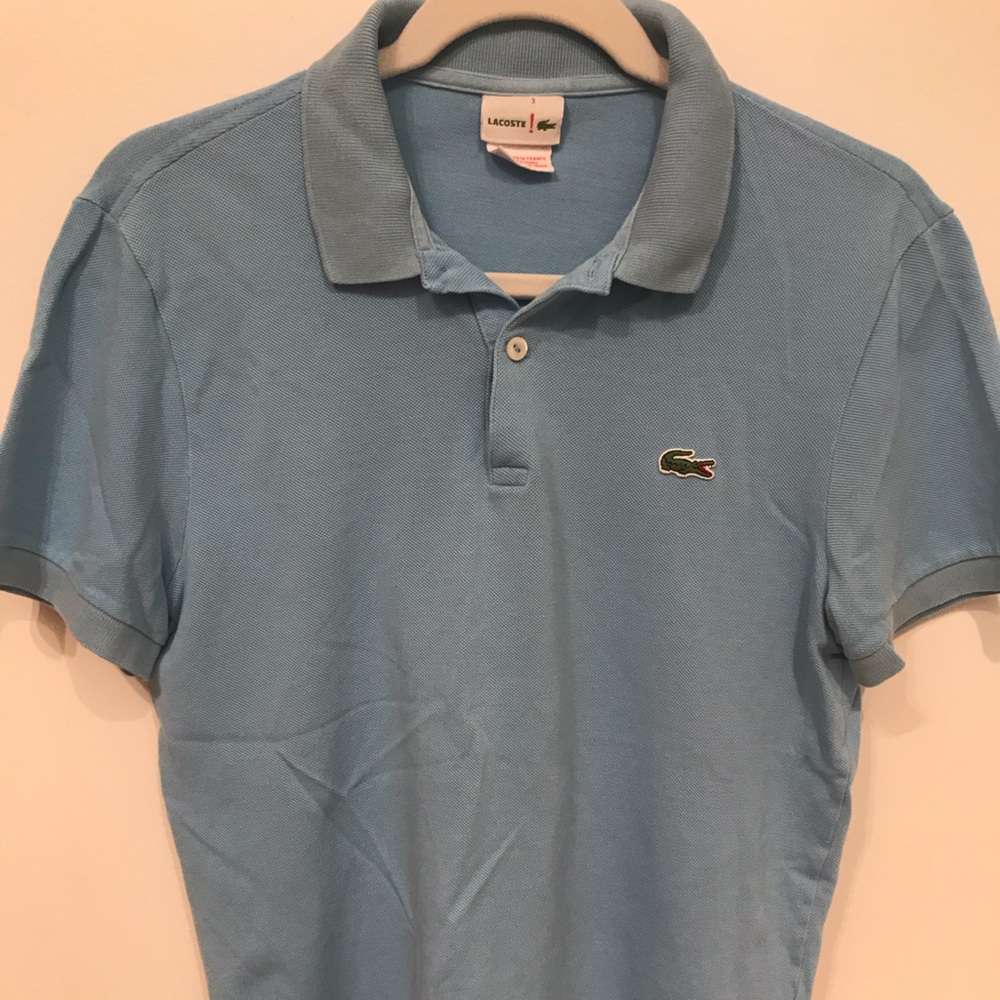Lacoste Blue Polo Shirt Size 3